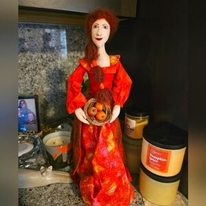 Carolyn Wyberg Folk Art Irish Country Girl